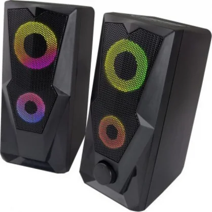 Kompiuterinės kolonėlės Esperanza Rainbow Baila Black