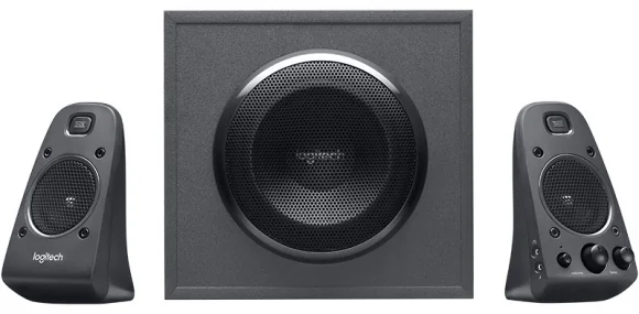 Kompiuterinės kolonėlės Logitech Z625 2.1 Black
