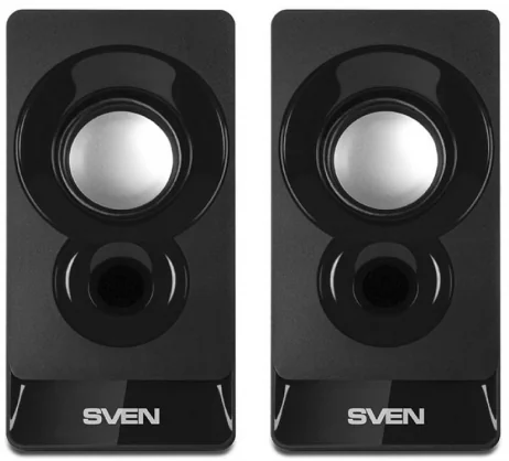 Kompiuterinės kolonėlės Sven 300 2.0 Juoda