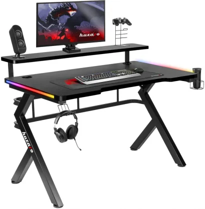 Kompiuteriniai baldai Huzaro Hero 5.0 RGB Black