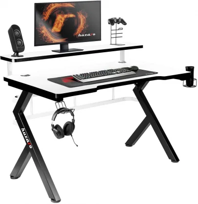 Kompiuteriniai baldai Huzaro Hero 5.0 White