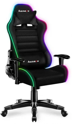Kompiuteriniai baldai Huzaro Ranger 6.0 RGB Mesh Black