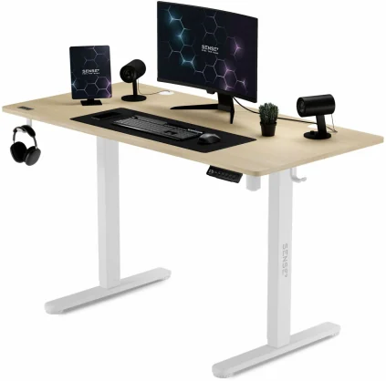 Kompiuteriniai baldai SENSE7 Electric Desk Nojo 120x60cm White Pine