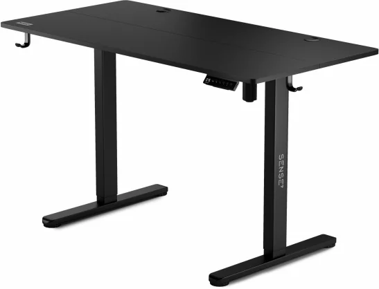 Kompiuteriniai baldai SENSE7 Electric Gaming Desk Nojo Black 120x60 cm