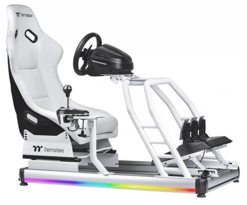 Kompiuteriniai baldai Thermaltake Racing Simulator Cockpit GR500 Snow