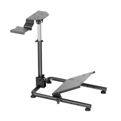 Kompiuteriniai baldai White Shark CONQUEROR-2 Foldable Racing Steering Wheel Stand