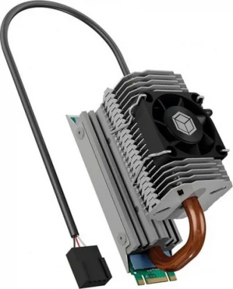 Kompiuterio aušintuvas ICY BOX Swiveling cooler for M.2 SSD Radiator 60878