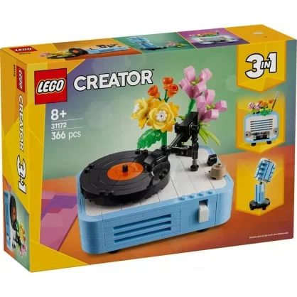 Konstruktorius Lego 31172 Record Player with Flowers