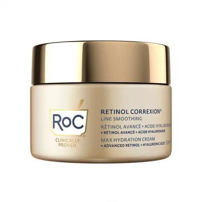 Kremas Roc Retinol Correxion Line Smoothing Max Hydration Cream 50 ml