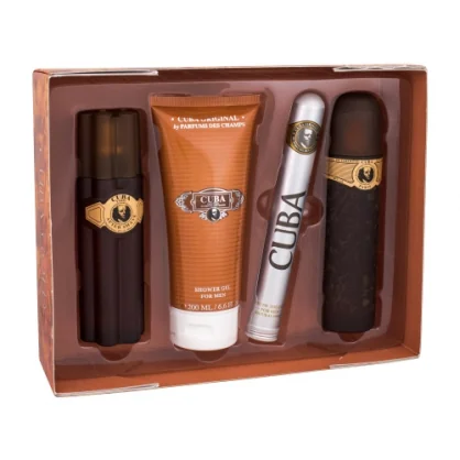 Kvepalų rinkinys Cuba Gold EDT 100ml + vanduo po skutimosi 100ml + dušo želė 200 ml + EDT 35ml