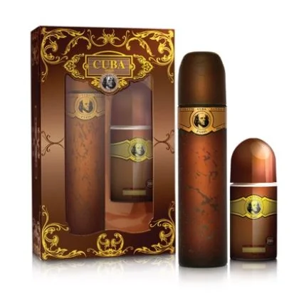 Kvepalų rinkinys Cuba Gold Set Edt 100 ml + Deo roll-on 50 ml