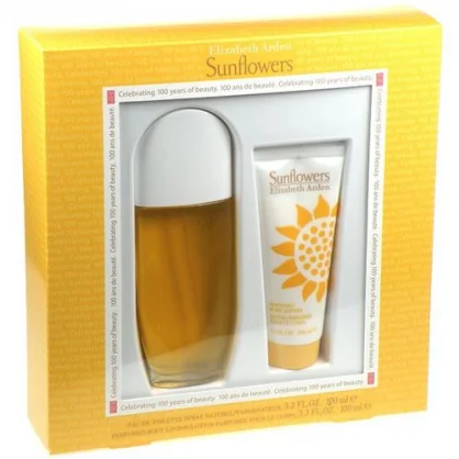 Kvepalų rinkinys Elizabeth Arden Sunflowers EDT 100ml + 100ml kūno losjonas