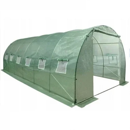 LEAN Foil Tunnel Garden Greenhouse 6x3x2m Foil 18m² UV-4 Premium