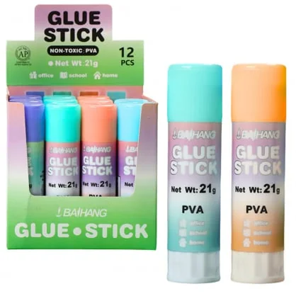 LEAN Glue Stick School Office Pastel 21g
