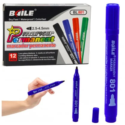 LEAN Permanent Marker Waterproof Blue 2.5-4.5 mm