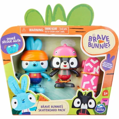 Lėlė Spinmaster Spin Master Brave Bunnies - Treasure hunt with Boo rabbit and tiger, t
