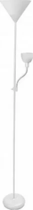 Lempa GTV GTV floor lamp Benfica standing floor lamp 60W E27+E14 white