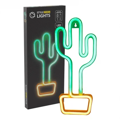 Lempa Manta SNL07GNT Style Neon Lights CACTUS Green/ Yellow