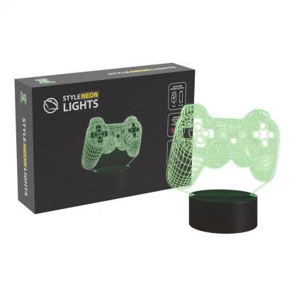 Lempa Manta SNL57RGB LED lamp Light decoration Gamepad RGB 3D