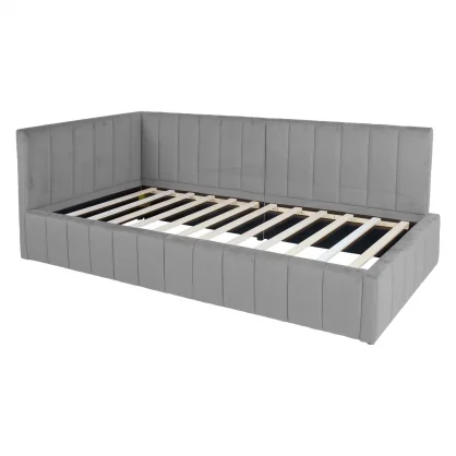 Lova Evelekt Bed JASPER 90x200cm, grey