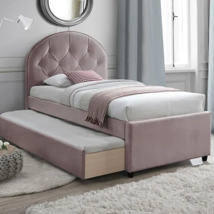 Lova Evelekt Bed LARA 90x205cm, mauve rose