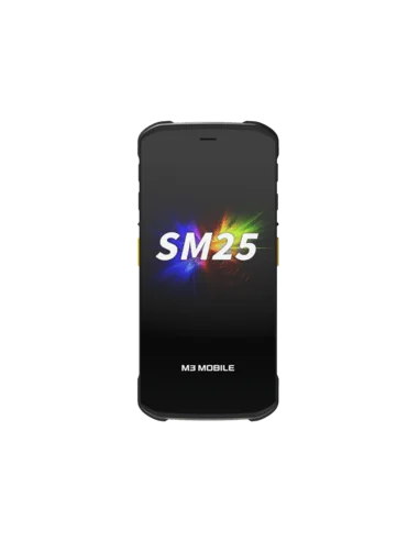 M3 Mobile SM25, 6" FHD+ display, 2.4GHz octa-core, 8GB RAM, 128GB storage, 2D SE5500 imager (smart focus), Wi-Fi 6E, Bluetooth