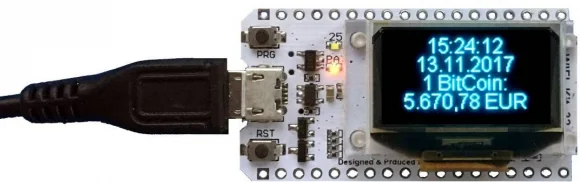 Mikrovaldiklis ALLNET 4duino IoT WLAN Display ESP32