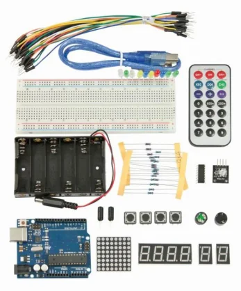 Mikrovaldiklis ALLNET 4duino Starter Kit LIGHT UNO R.3