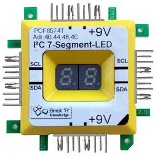 Mikrovaldiklis ALLNET Brick’R’knowledge I2C 7 Segment Display