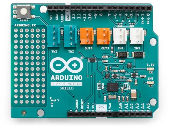 Mikrovaldiklis Arduino Shield 9 Axis Motion