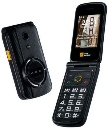Mobilusis telefonas AGM M8 Klapper Black