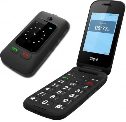 Mobilusis telefonas eSTAR Digni Flip Juodas