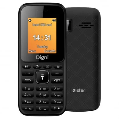 Mobilusis telefonas eSTAR Digni Mini Black