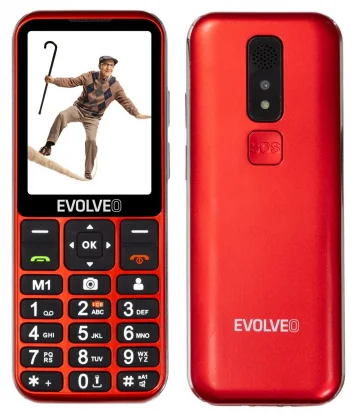 Mobilusis telefonas Evolveo EasyPhone LT Red
