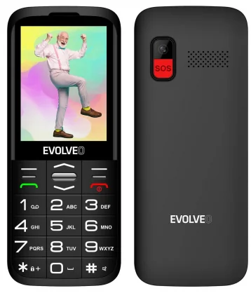 Mobilusis telefonas Evolveo EasyPhone XO Black