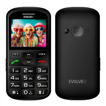 Mobilusis telefonas Evolveo EasyPhone XS Black