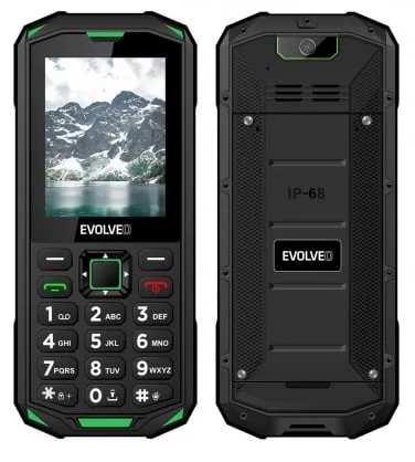 Mobilusis telefonas Evolveo StrongPhone X5 Black/ Green