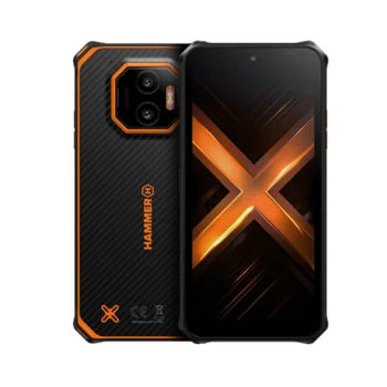 Mobilusis telefonas Hammer Energy X2 6/128GB Black/Orange