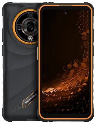Mobilusis telefonas Hammer Iron 6 8/ 256GB Black/ Orange