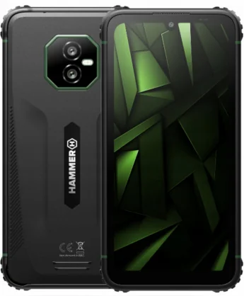 Mobilusis telefonas Hammer Ranger LTE 8/ 256GB Black/ Green