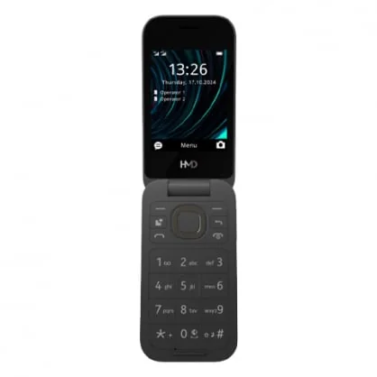 Mobilusis telefonas HMD 2660 Flip 4G Black