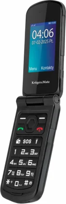 Mobilusis telefonas Kruger & Matz Iron 5 Flip Black