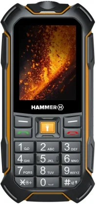 Mobilusis telefonas Myphone Hammer Boost 2 LTE Black/ Orange
