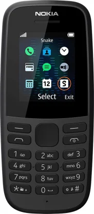 Mobilusis telefonas Nokia 105 (2019) Dual Juodas (ENG)