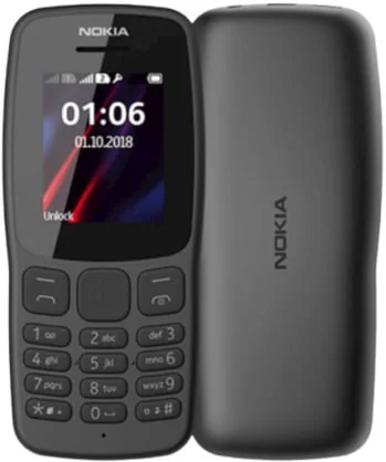 Mobilusis telefonas Nokia 106 (2018) Black