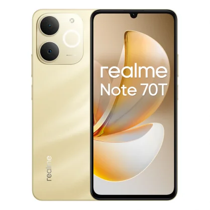 Mobilusis telefonas Realme Note 70T 4/ 256GB Beach Gold
