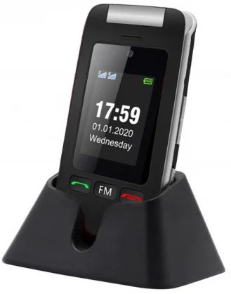 Mobilusis telefonas Sponge Artfone C10 juodas/ sidabrinis
