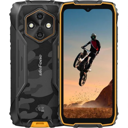 Mobilusis telefonas Ulefone Rugking 4 Pro 8/ 256GB Black/ Orange