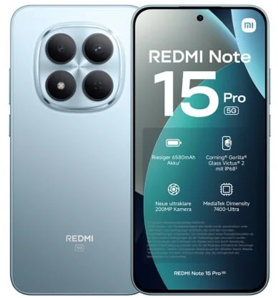 Mobilusis telefonas Xiaomi Redmi Note 15 5G 8/ 256GB Glacier Blue