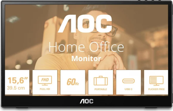 Monitorius AOC 16T3EA 15.6" IPS 16:9